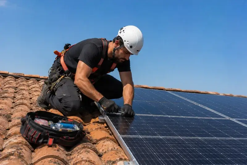 Maintenance et monitoring de panneaux solaires à Phalempin